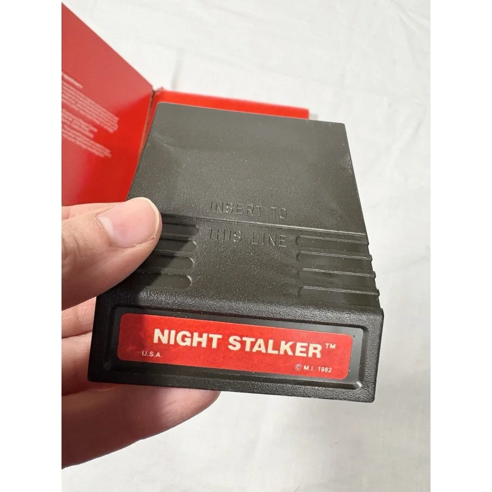 Night Stalker Intellivision 1979 Mattel Game w/ Box No.5305 Cartridge Untested‎